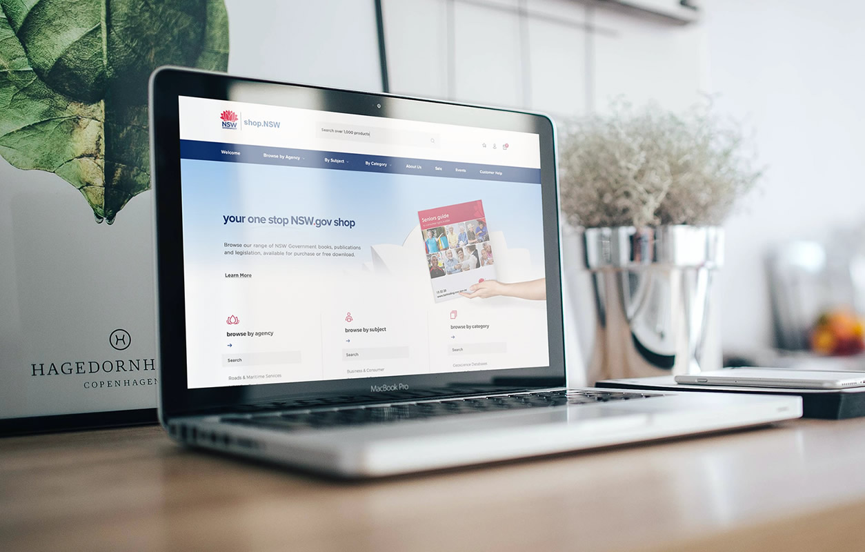 Design Concepts for NSW Government Shop