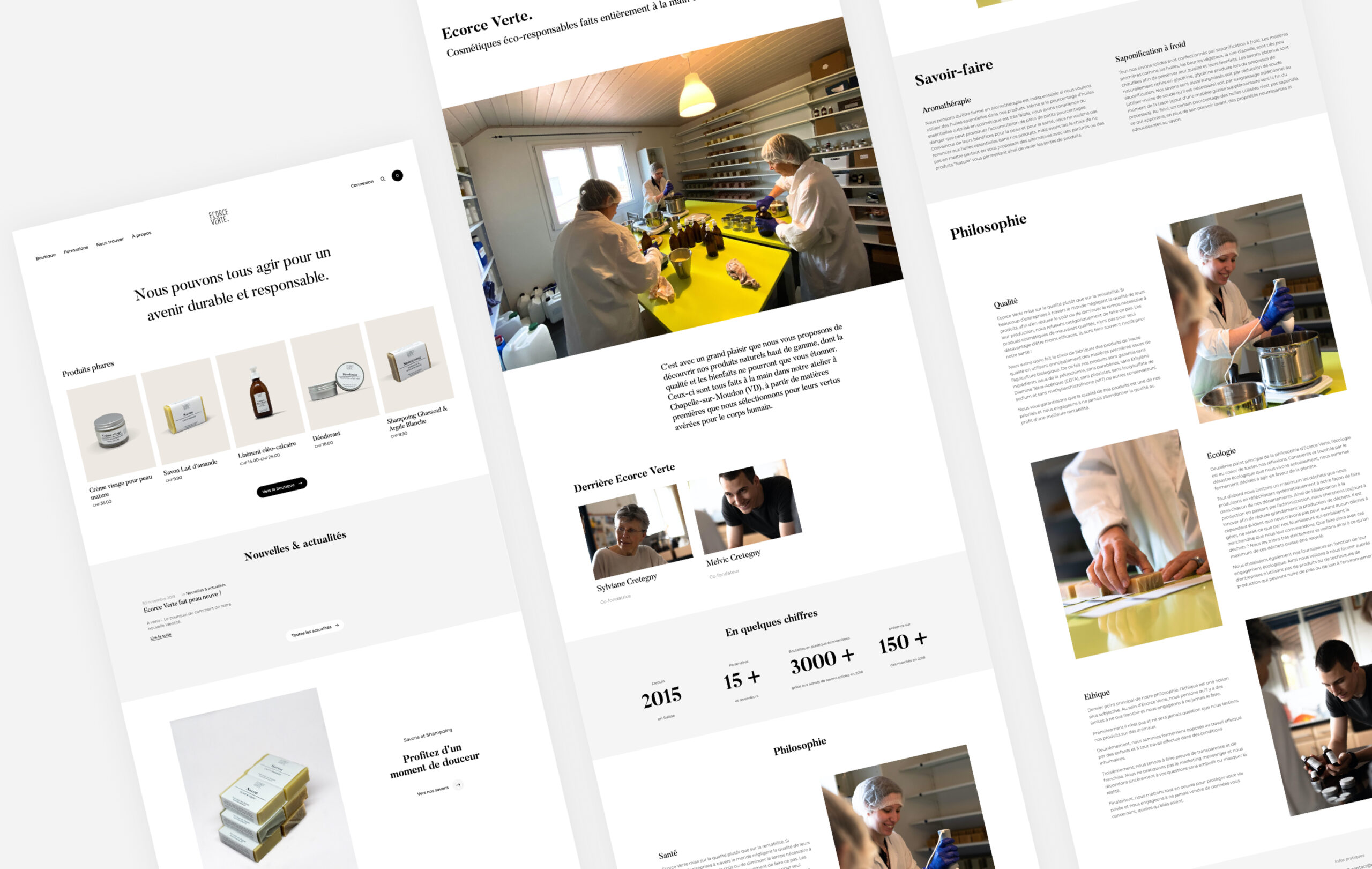 Handcrafted Swiss Cosmetic Products screenshot