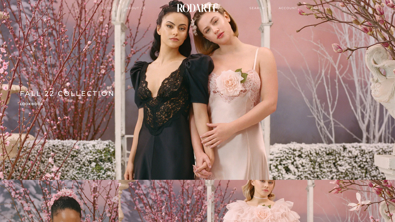 Custom Shopify Theme Design and Development for Rodarte