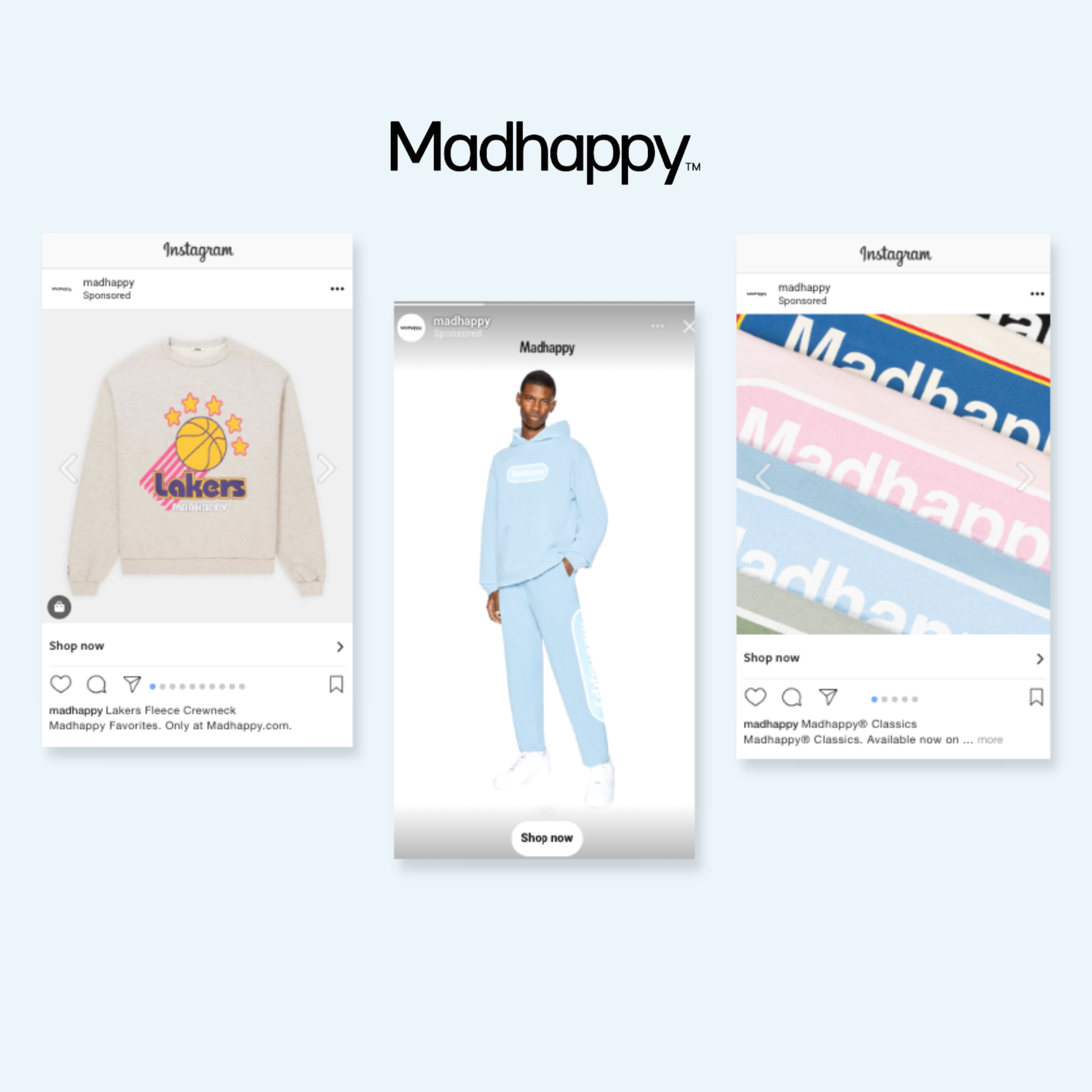 Madhappy Instagram Ads screenshot