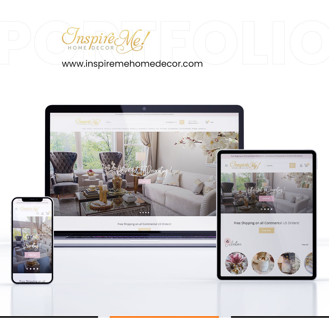 Homepage design and build custom functionality screenshot
