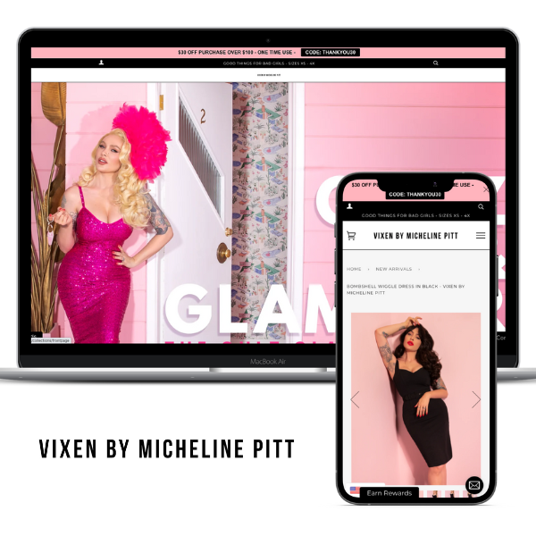 Custom Landing Page and Code Fixes for Vixen by Micheline Pitt