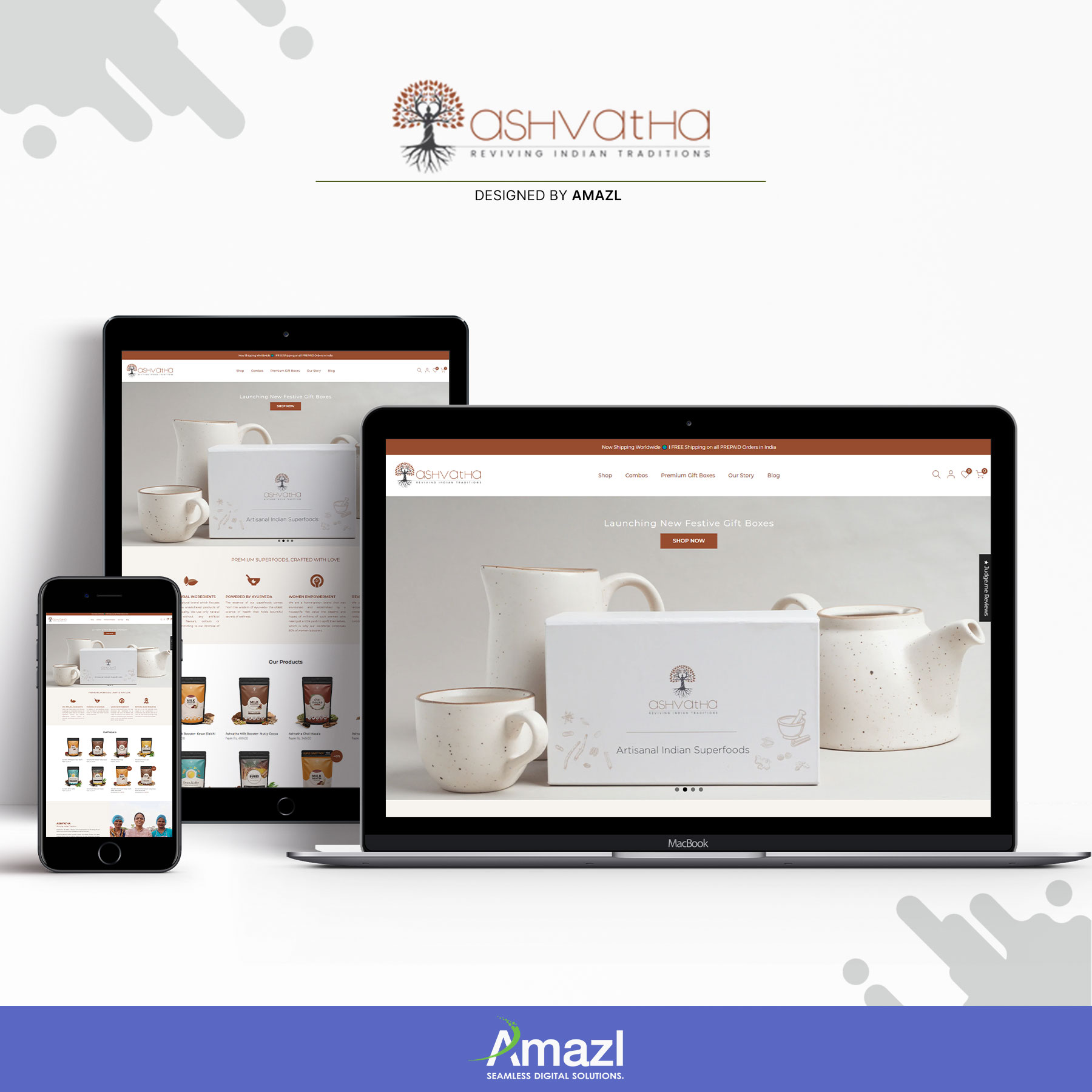 Ashvatha - Health & Beauty eCommerce Store screenshot