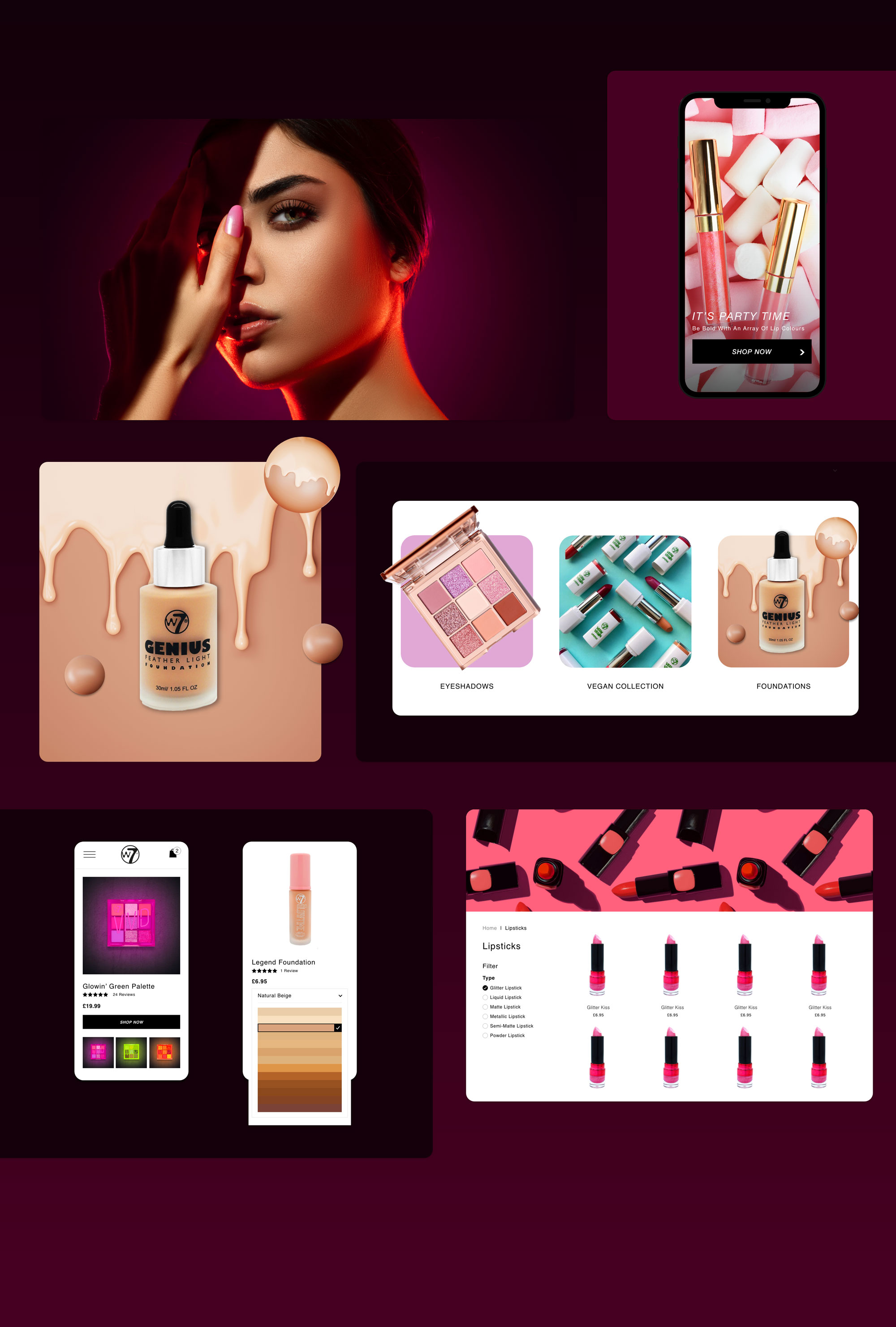 W7 - Website Design, Build and Consultancy screenshot