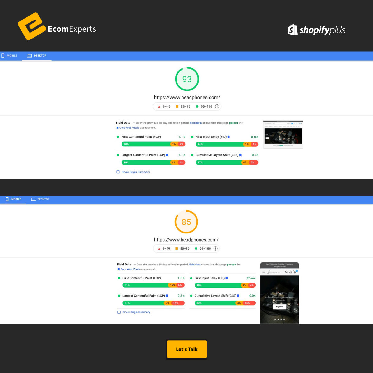 Optimizing Site Speed for Headphones.com: Code Rewrite Success