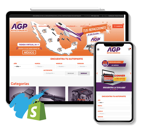 AGP Online Store Showcase