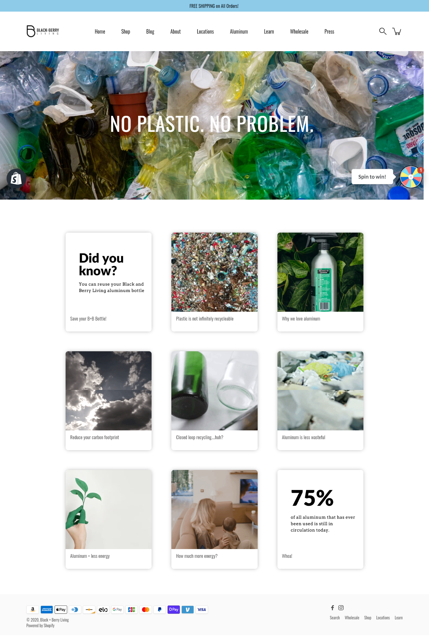 Custom content page creation screenshot