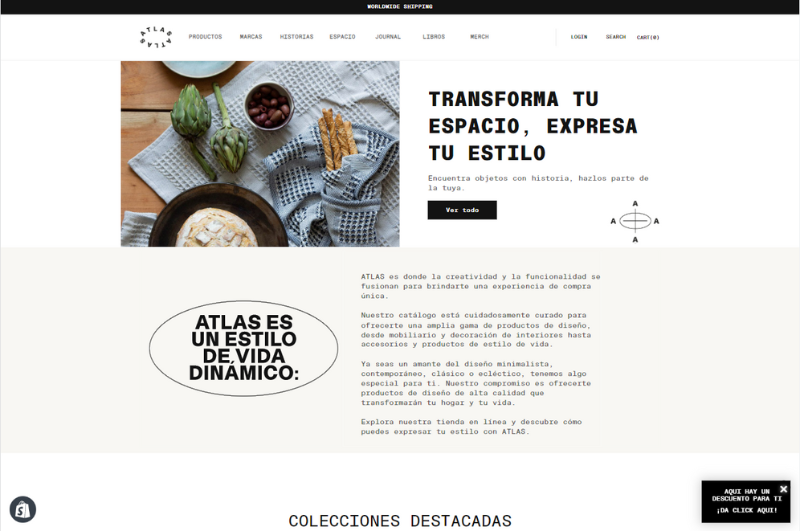 Web Development for Atlas Shop: Transforming Figma Designs into Reality