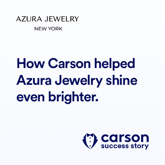 Carson's Successful Enhancements for Azura Jewelry's Product Page