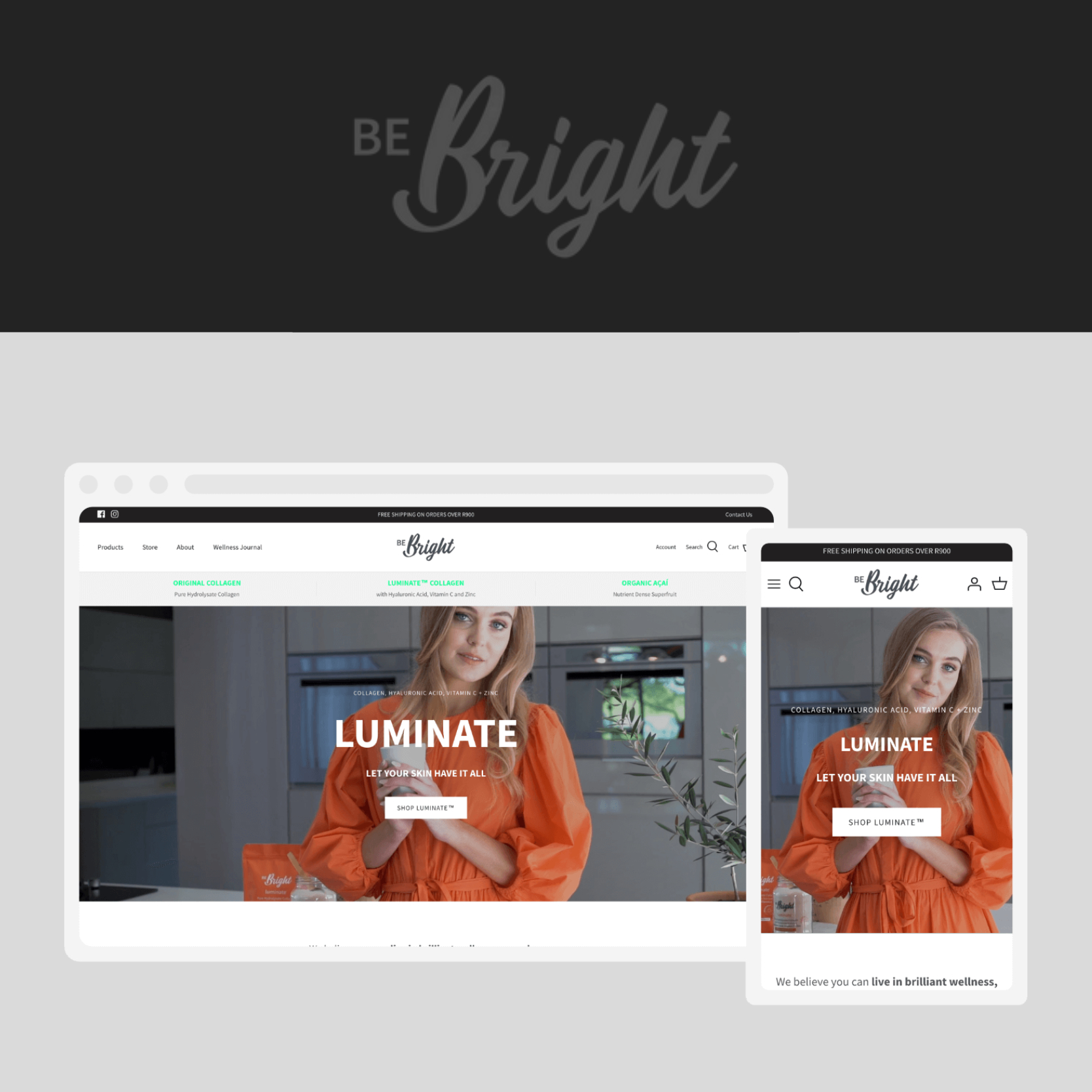 Theme Upgrade and Visual Redesign for Be Bright