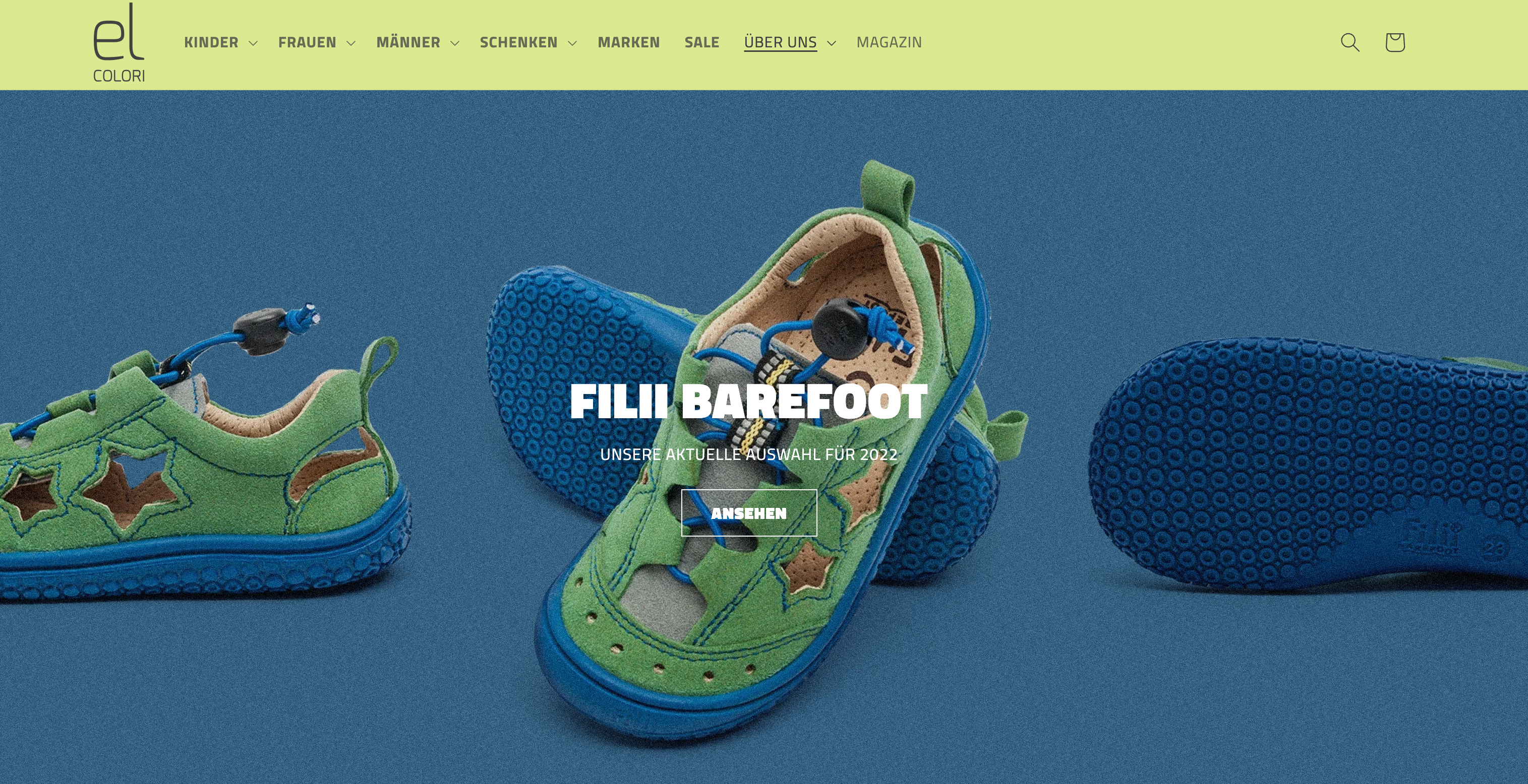 Elcolori Schuhfachgeschäft screenshot