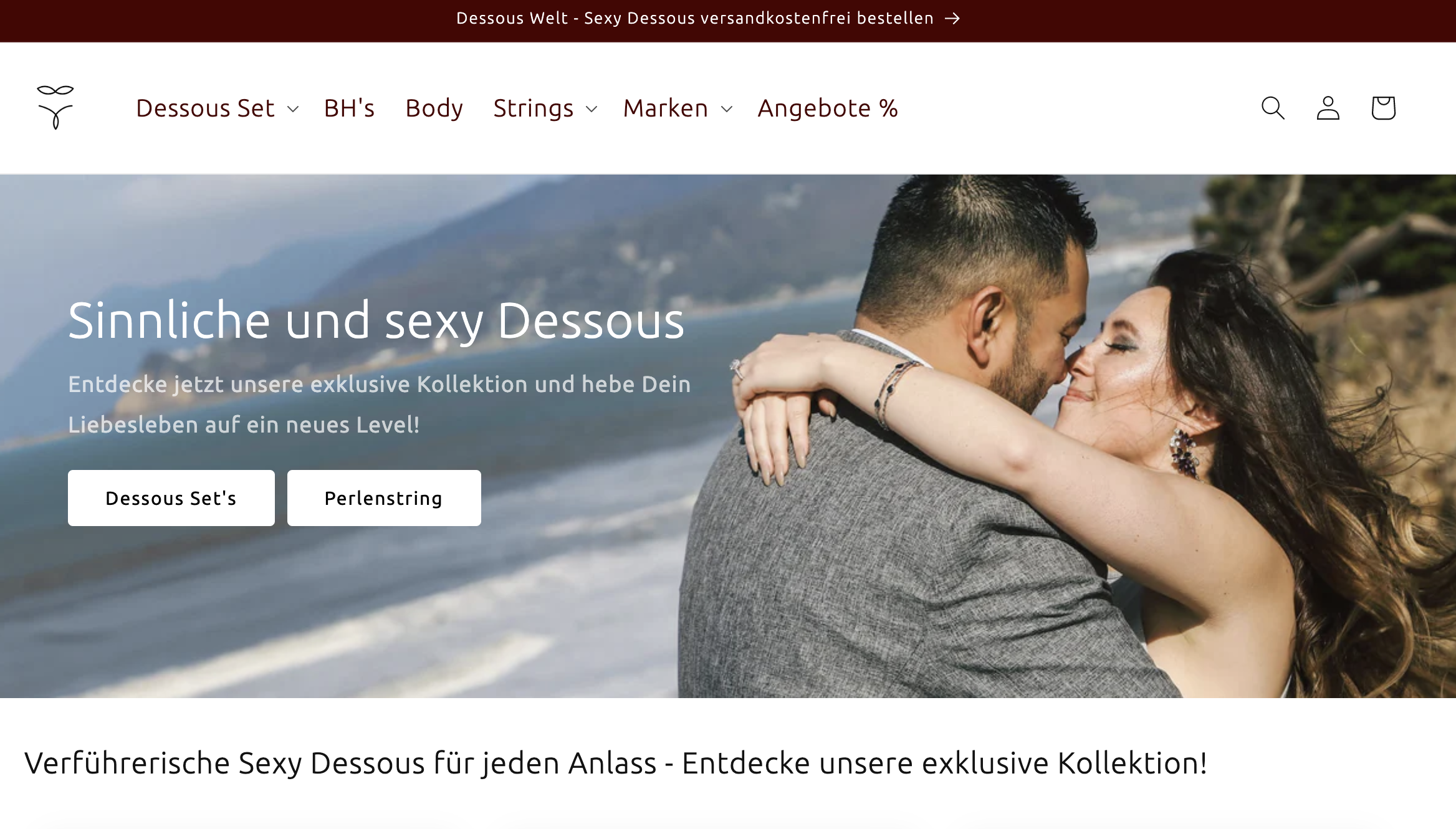 Design and Technical Enhancements for Dessous-Welt Online Store