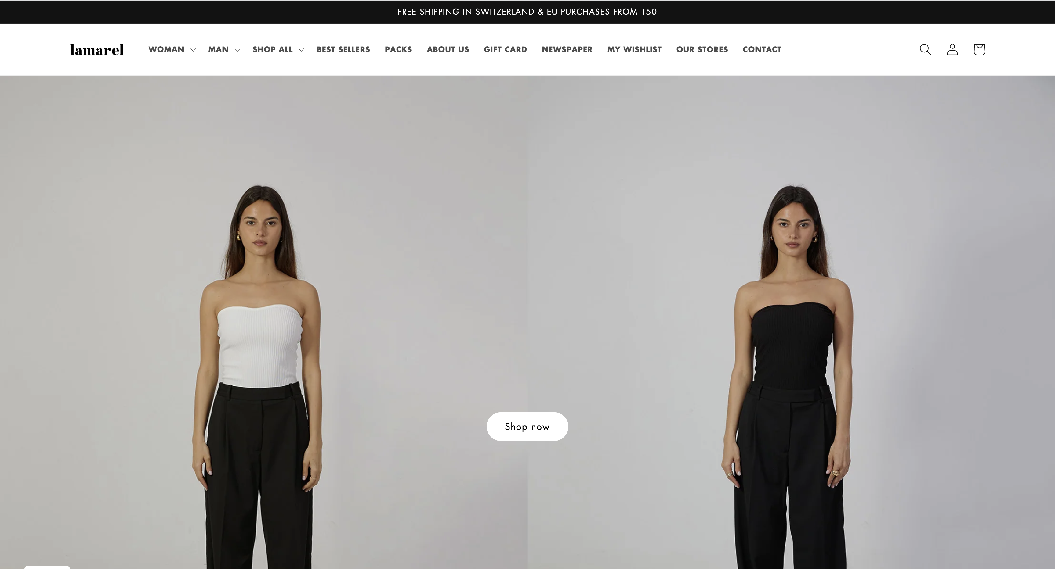 Gestaltung der Zukunft der Schweizer Luxusmodemarke Lamarel screenshot