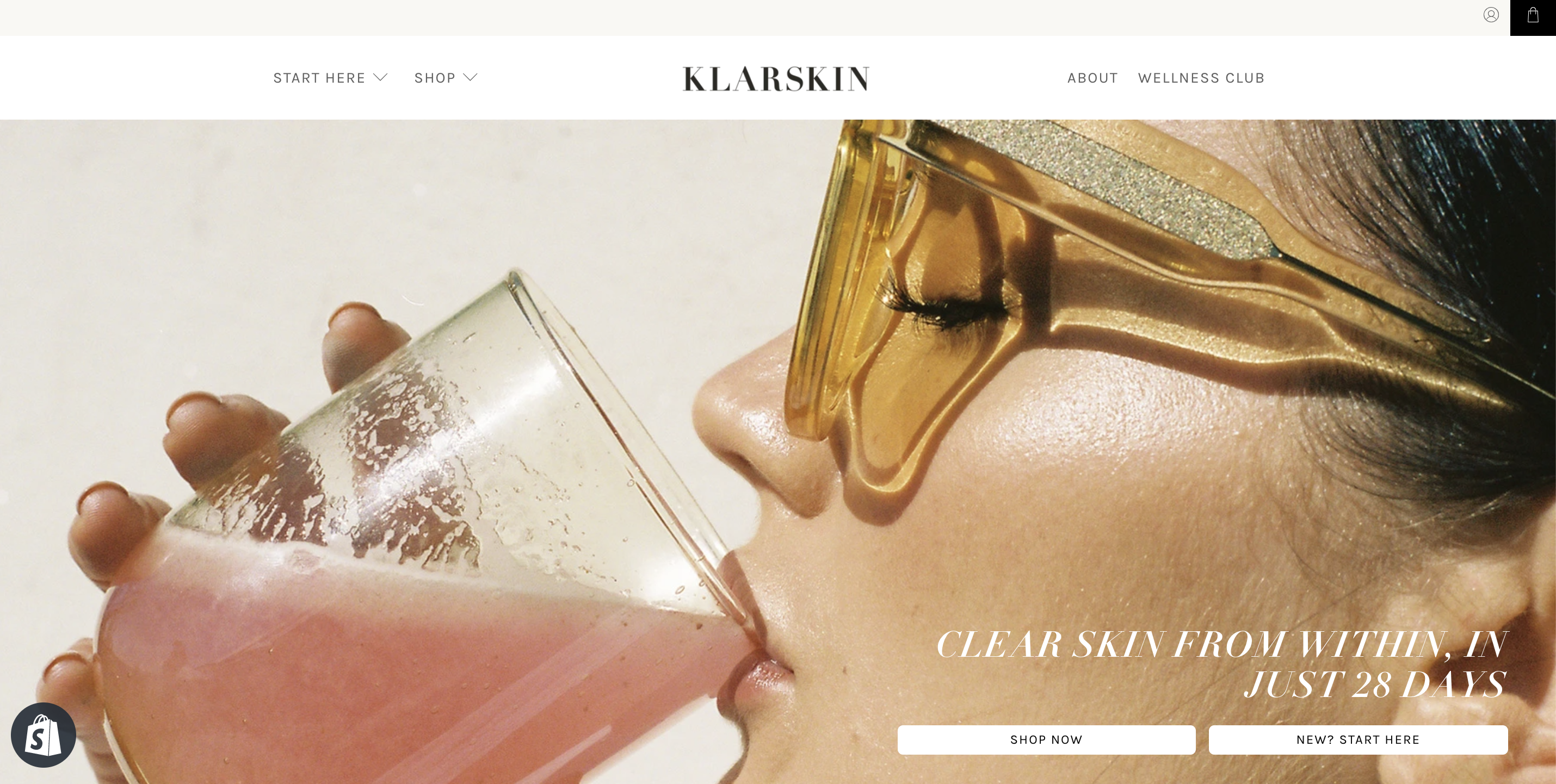 Migration des Klarskin-Shops von Squarespace zu Shopify mit Fokus auf mobile Entwicklung