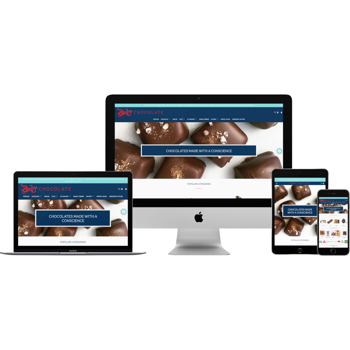 Comprehensive Store Redesign for Bixby Chocolate: Enhancing Brand Identity