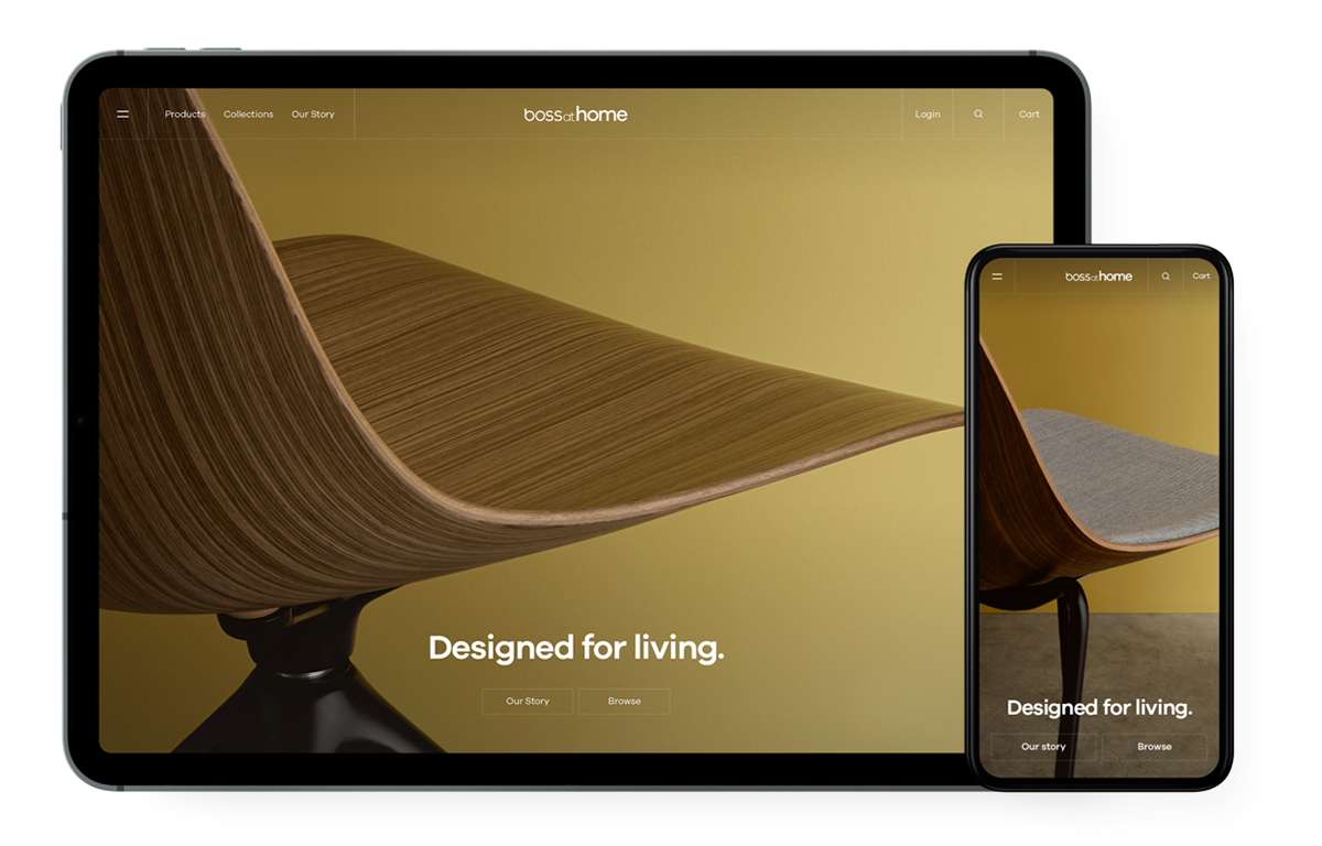 Boss at Home Shopify eCommerce screenshot