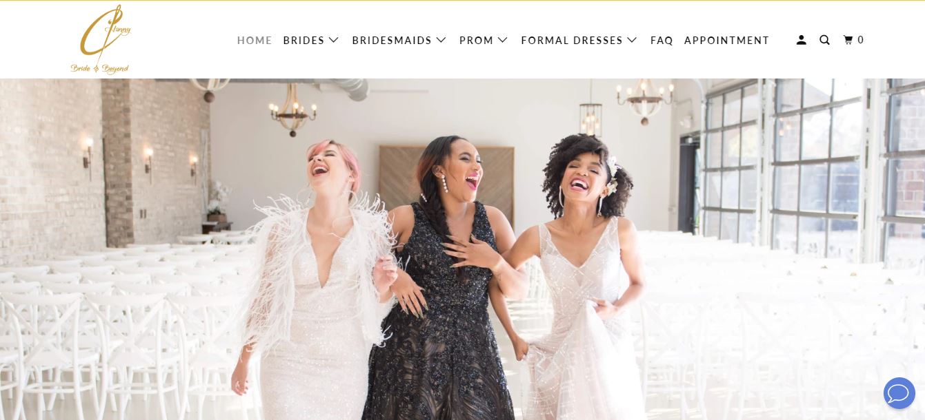 Custom Store Design for Channy Bride & Beyond: Tailored Product Options