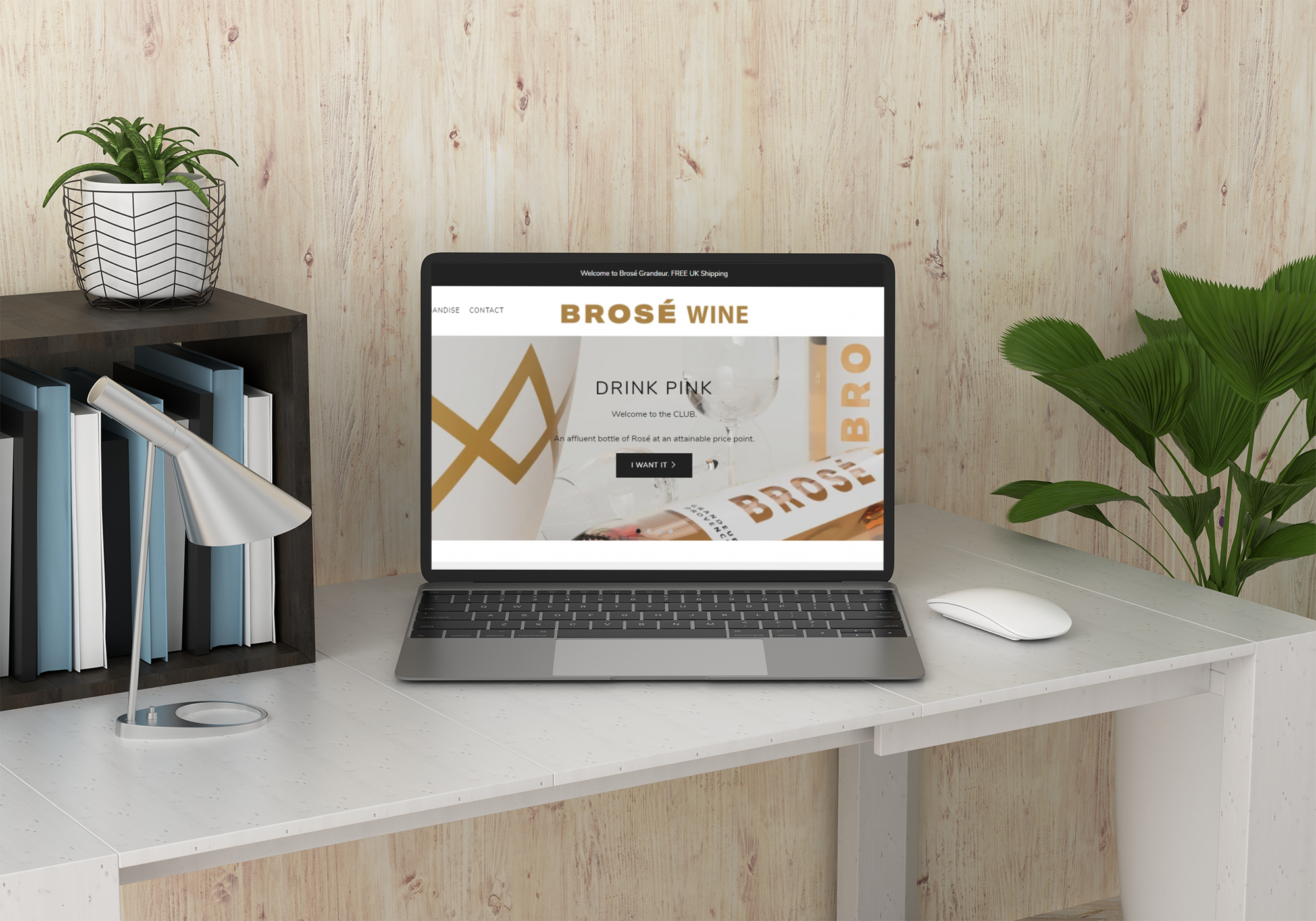 Shopify Store Design & Build for Brosé Wine screenshot