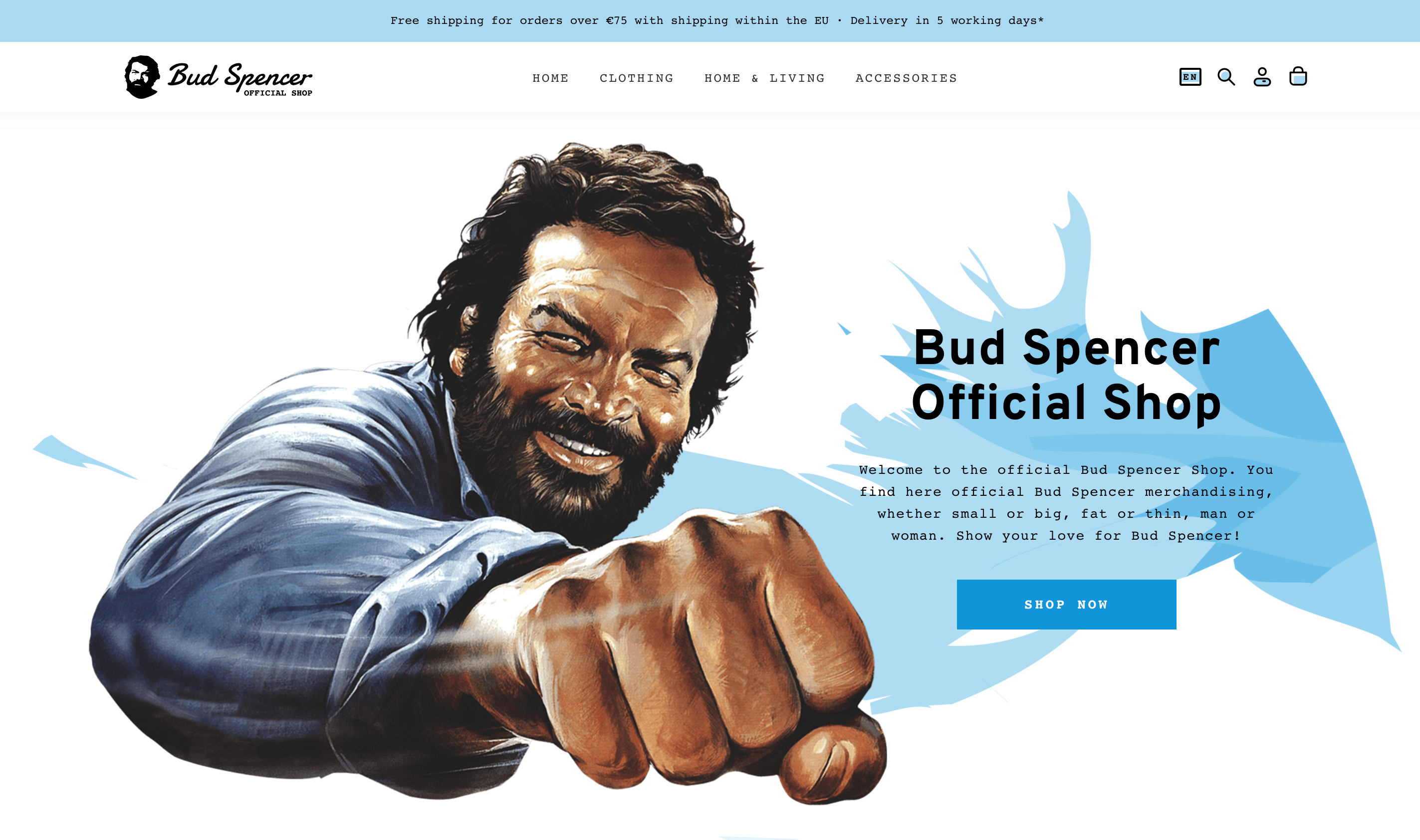 Migration and Redesign of Bud Spencer Official Shop for Enhanced User Experience