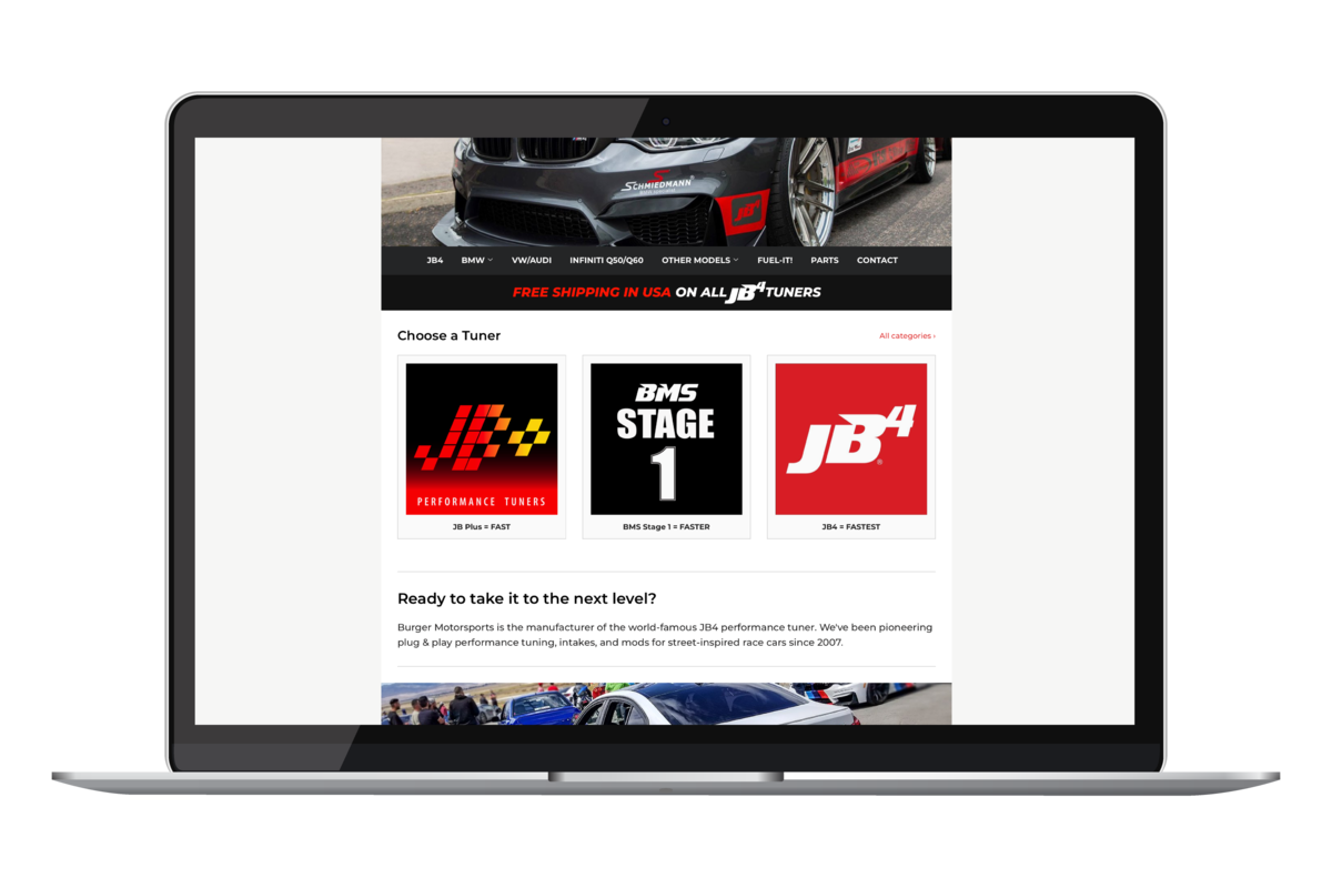 Custom Theme Development and Store Migration for Burger Tuning