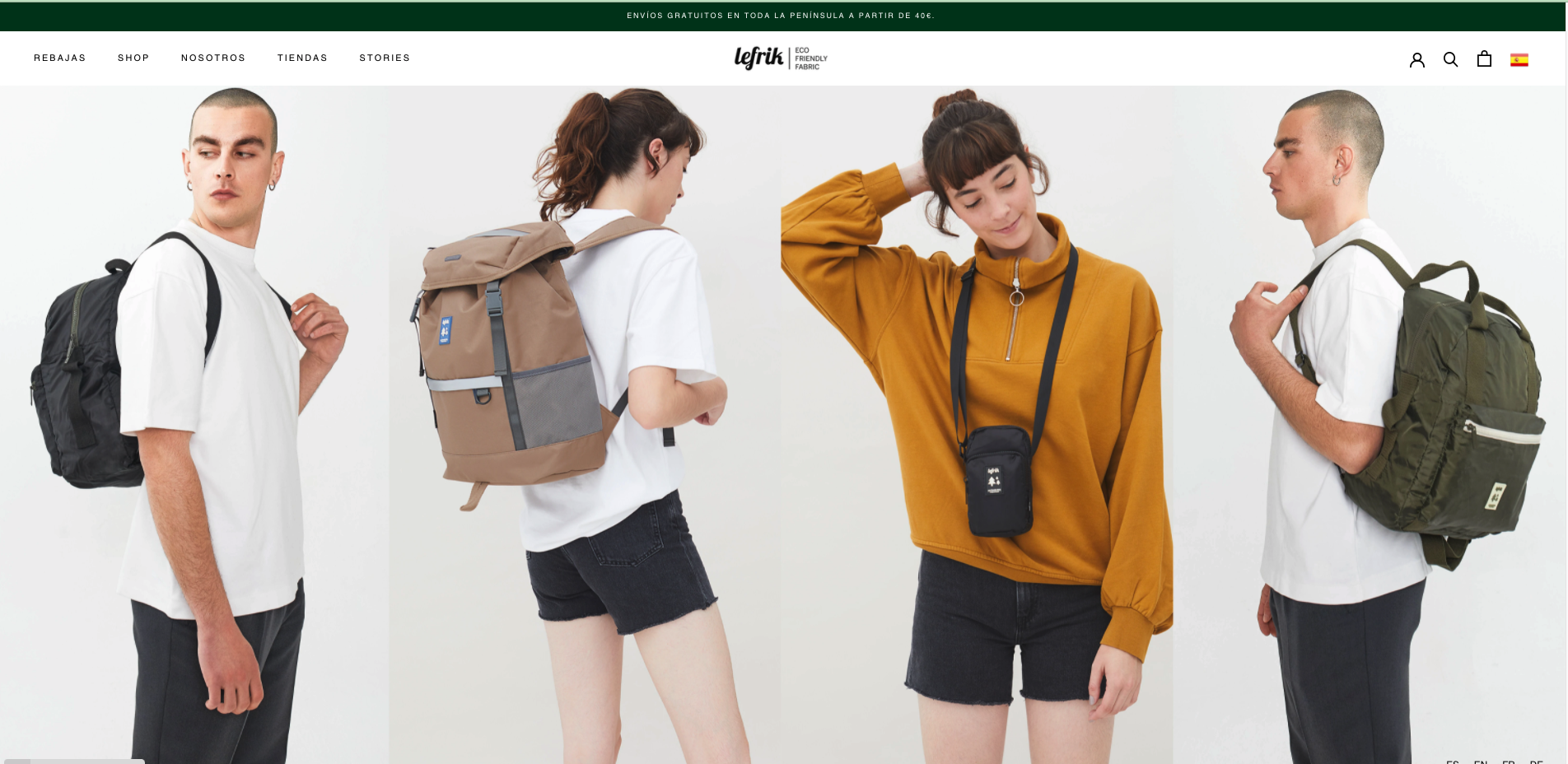 Lefrik migración a Shopify screenshot