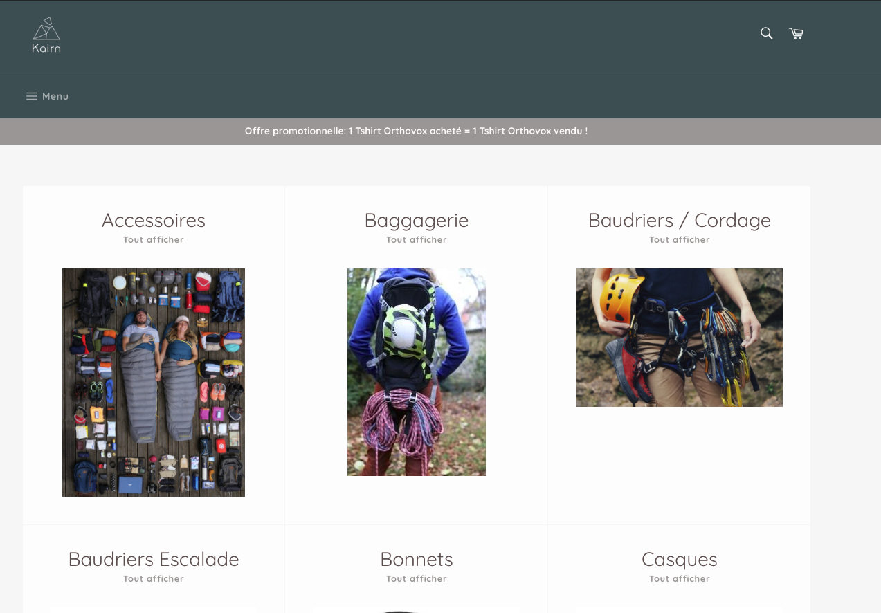 Showroom Kairn Site Demonstration