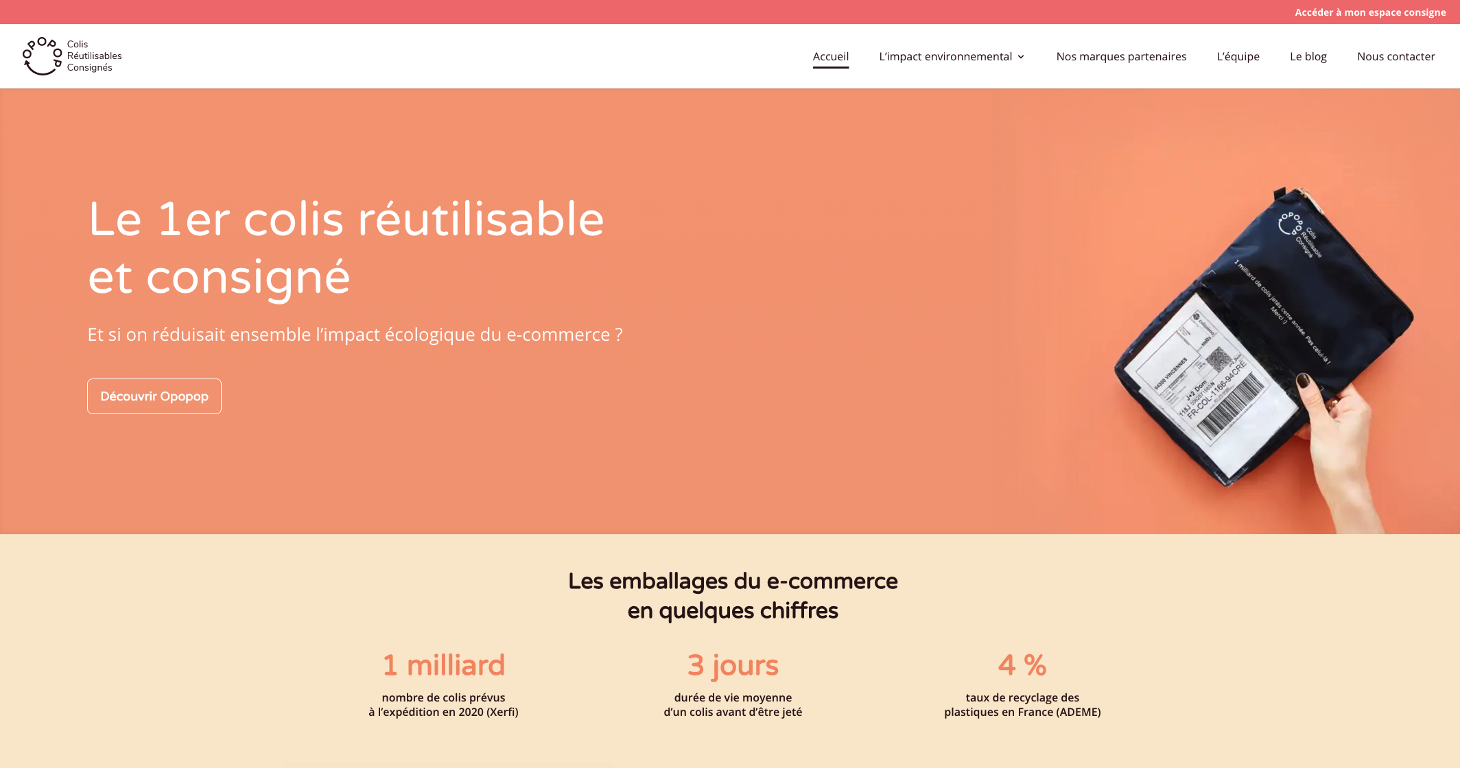 Développement d'Application Publique pour Opopop avec Fonctionnalité de Livraison Écologique