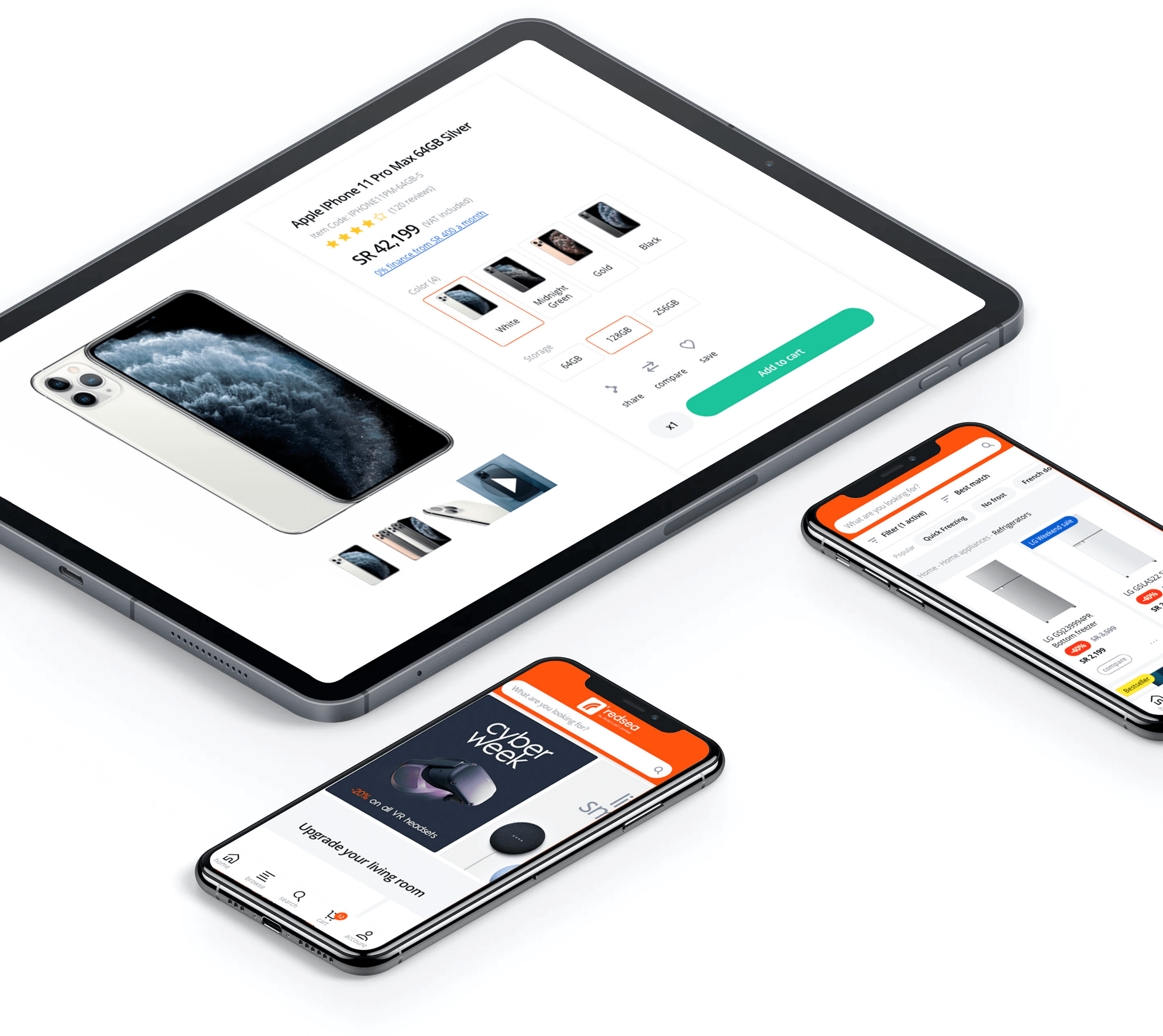 Redsea (ALJ): Headless Commerce, UX/UI screenshot