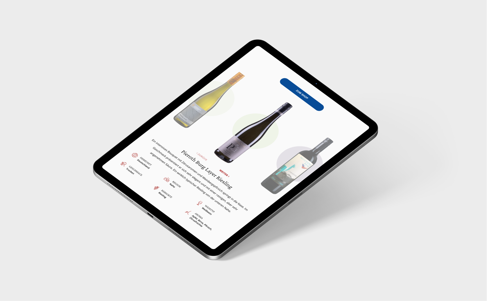 Pieroth Wein - Onlineshop Migration & Redesign screenshot