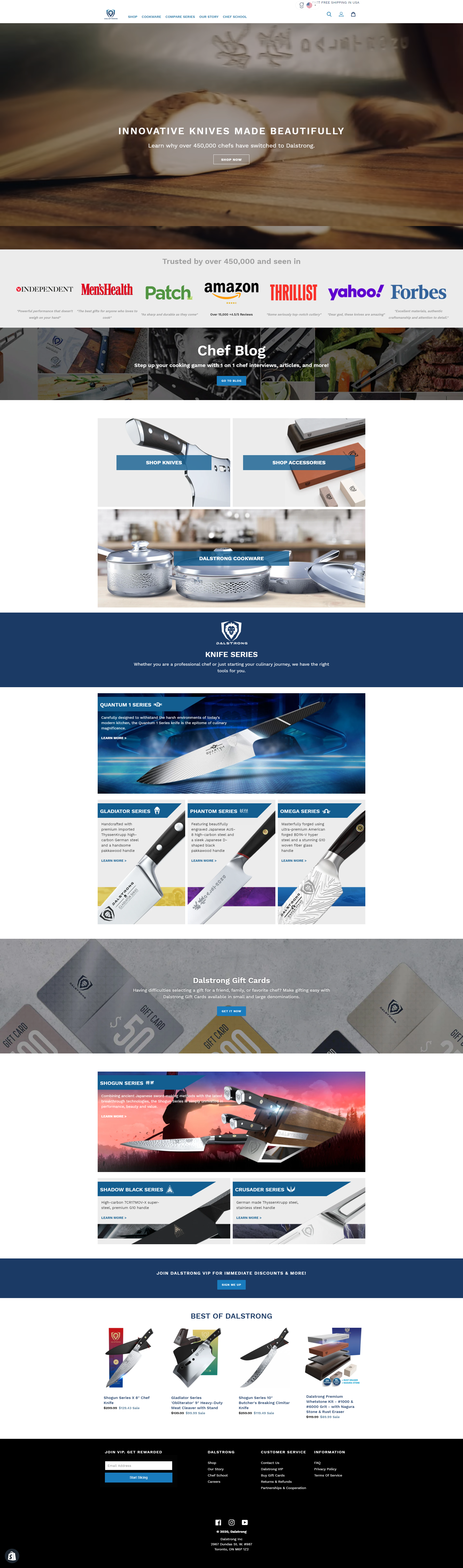 Dalstrong | Premium Kitchen Knives screenshot