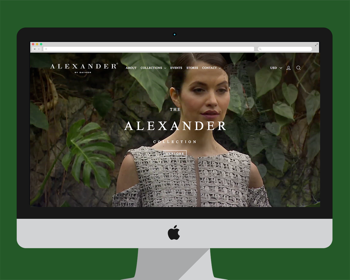 Alexander By Daymor Store Design & Setup screenshot