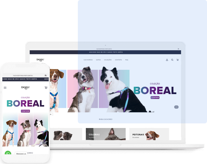 Dog U: migração de plataforma VTEX para Shopify screenshot