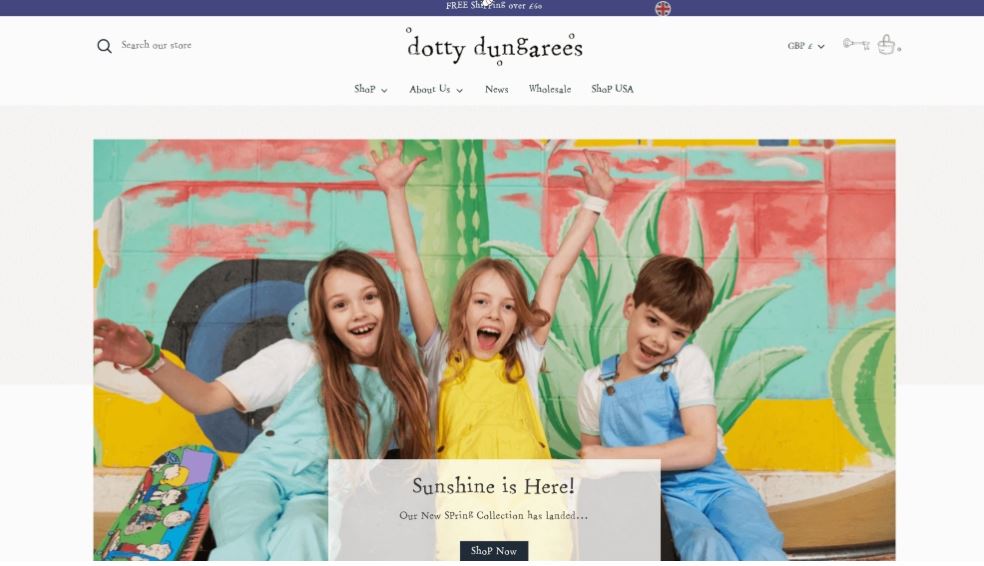 SEO and Website Management for Dotty Dungarees: Driving New Customer Acquisition