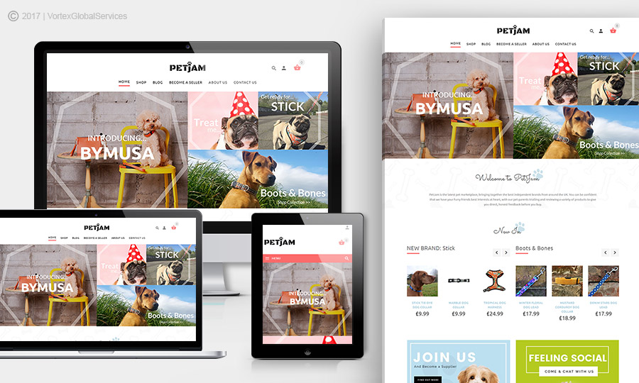 Custom Designed Shop for Pet Food screenshot