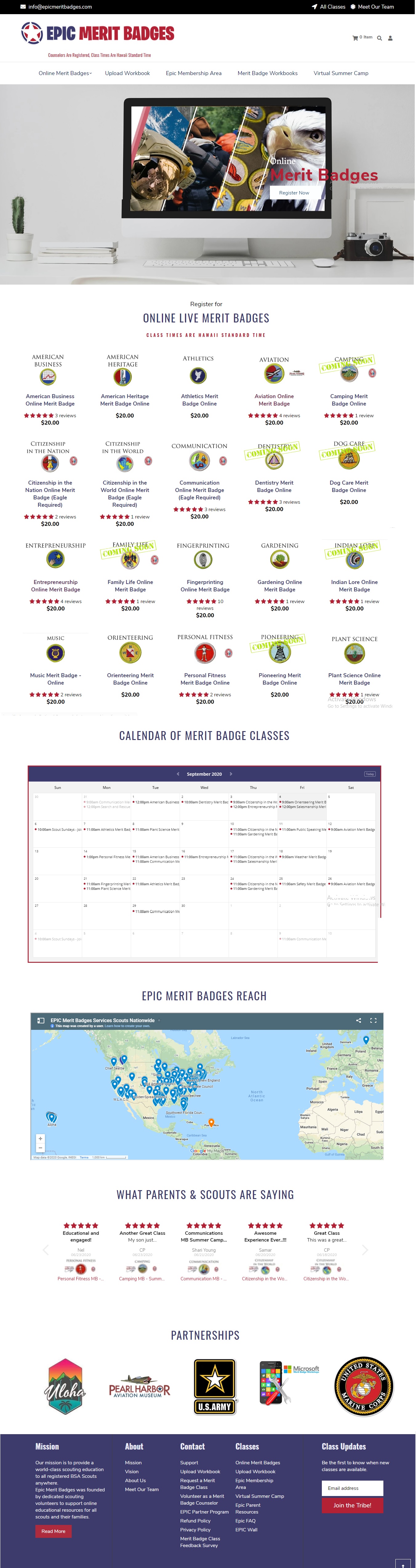 Built one of a kind tutorial website on a shopify platform screenshot