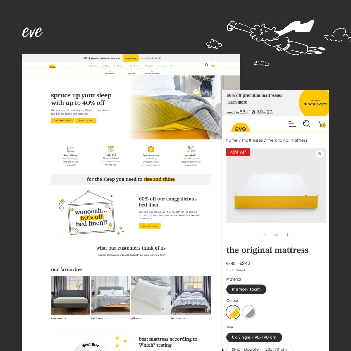 Eve Sleep screenshot