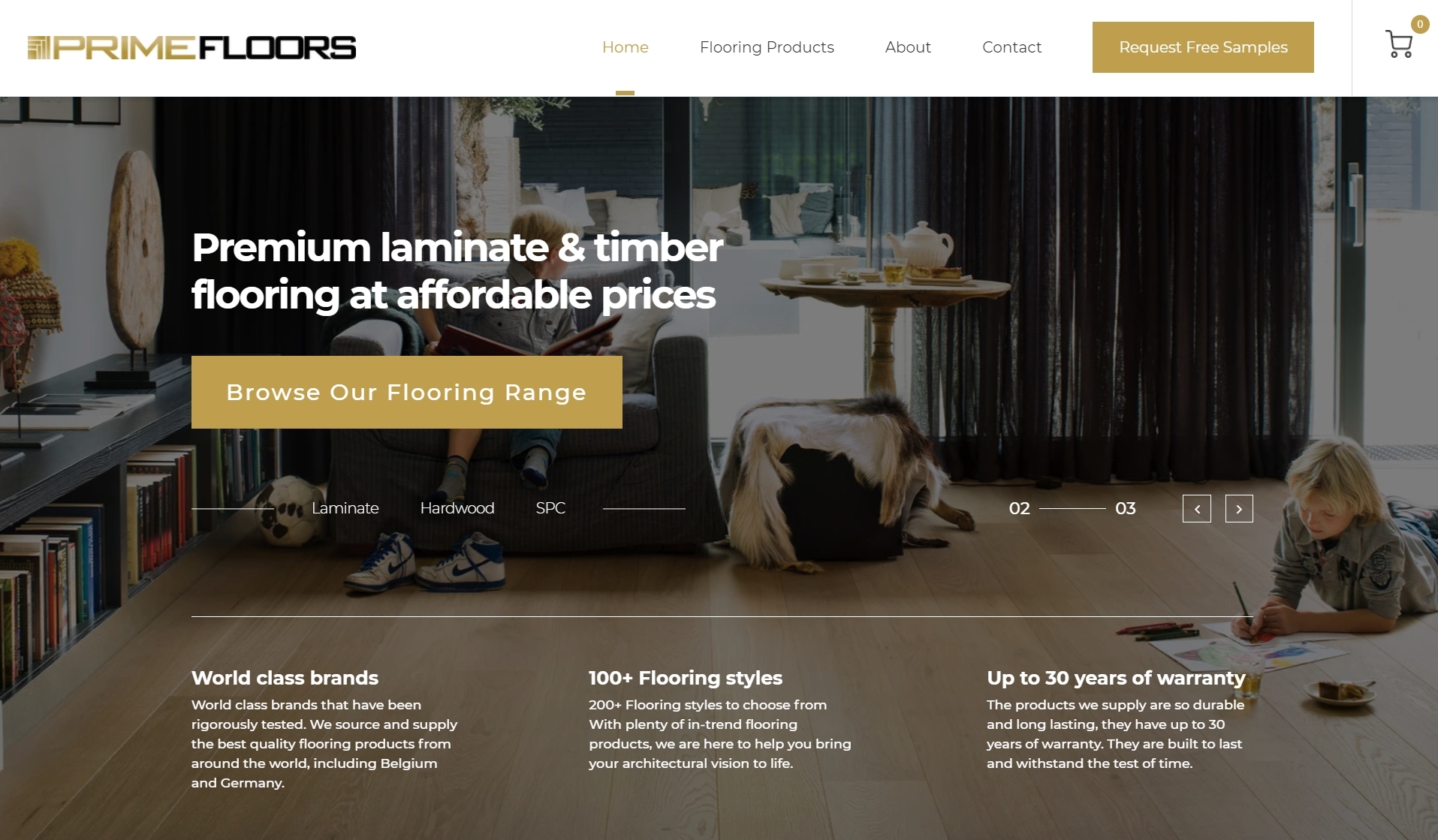 Industry-Leading Website Design for Prime Floors: Maximizing Conversions