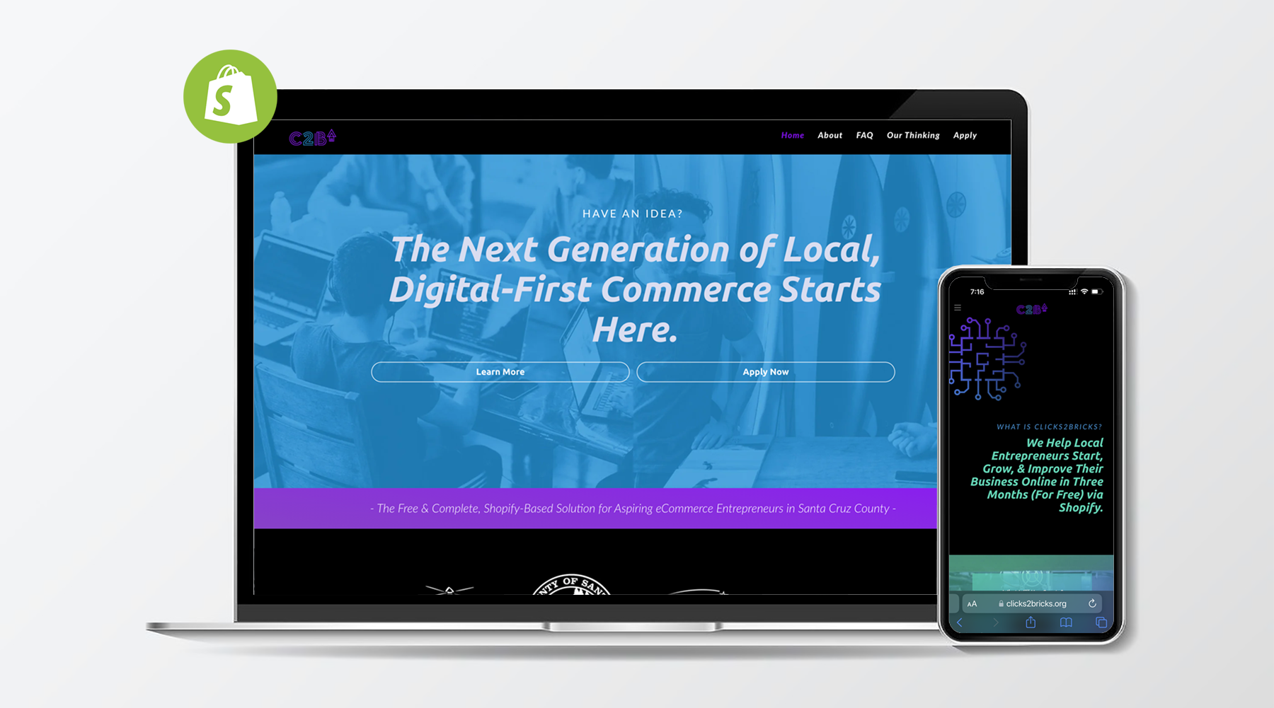 Development of eCommerce Incubator with America’s SBDC