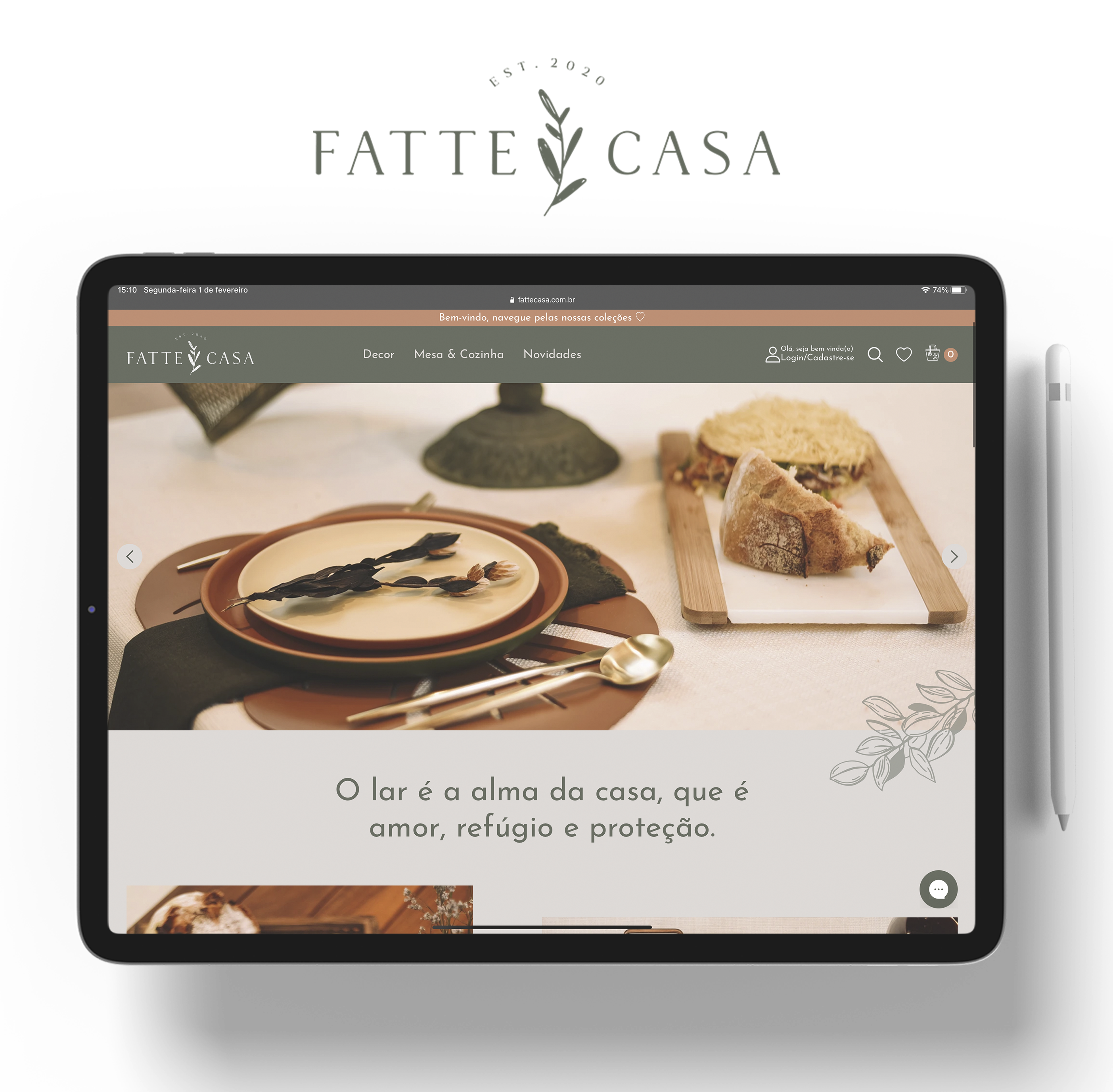 Design and Development of FatteCasa E-Commerce: Modern Aesthetic for Home Living