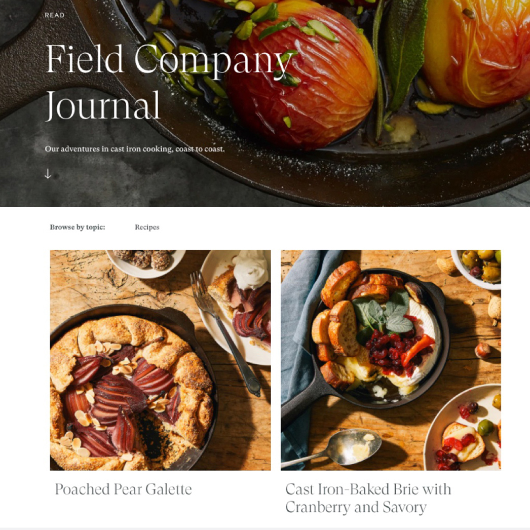 Innovative Store Design for Field Company: Elevating the Cast Iron Pan Experience