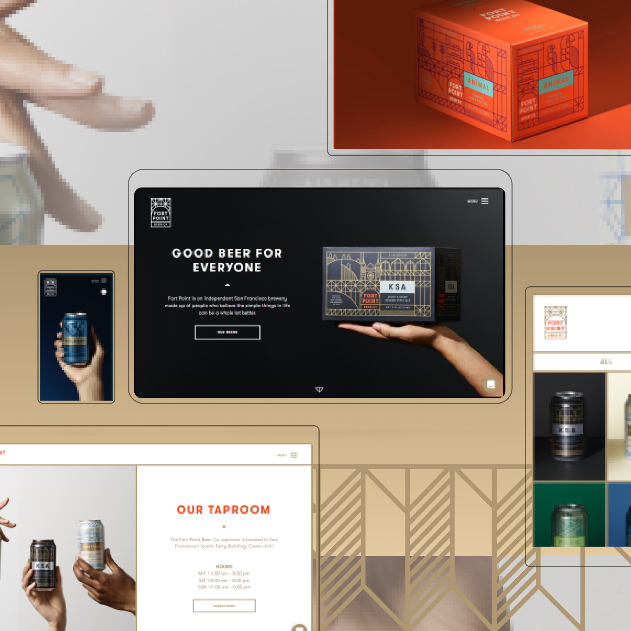 For Port Beer website screenshot