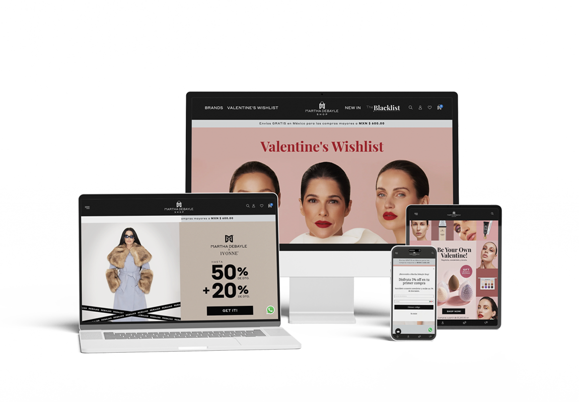 Innovative eCommerce Development for Martha Debayle