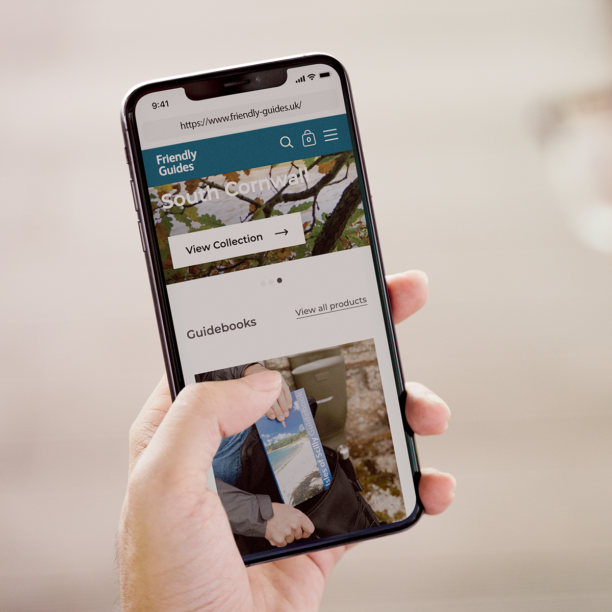 Friendly Guides - Store redesign screenshot