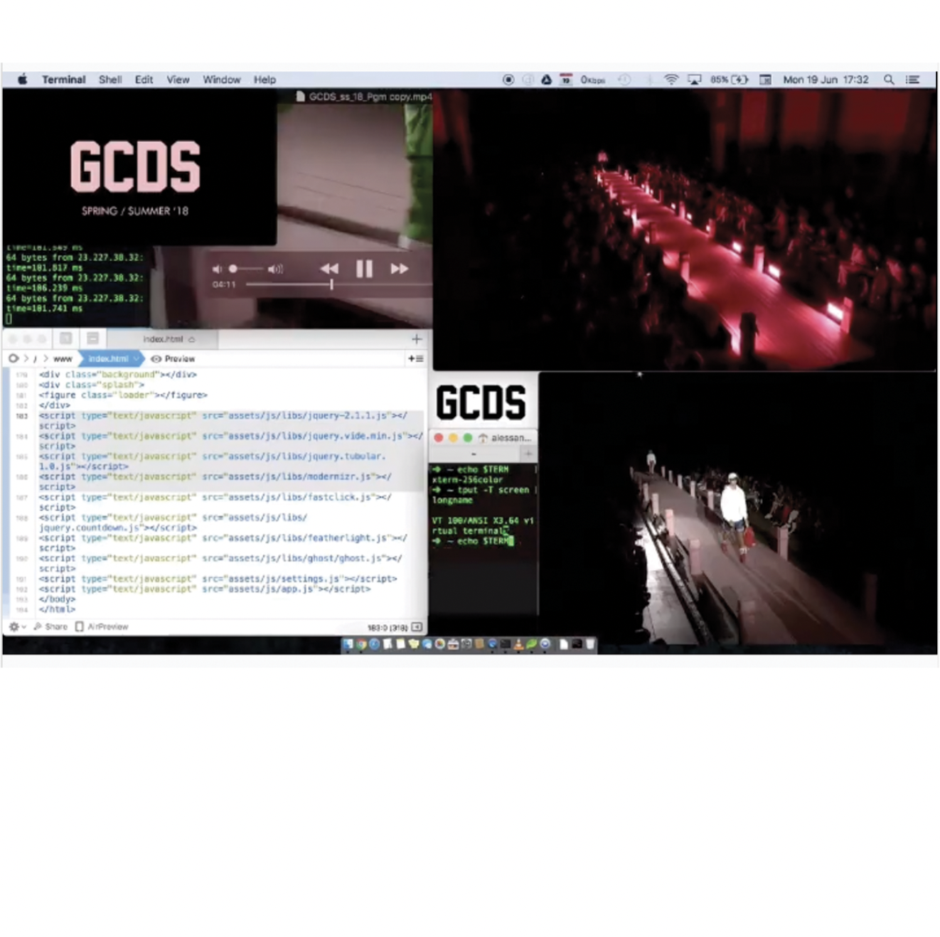 GCDS.it Shopify Plus (2017) screenshot