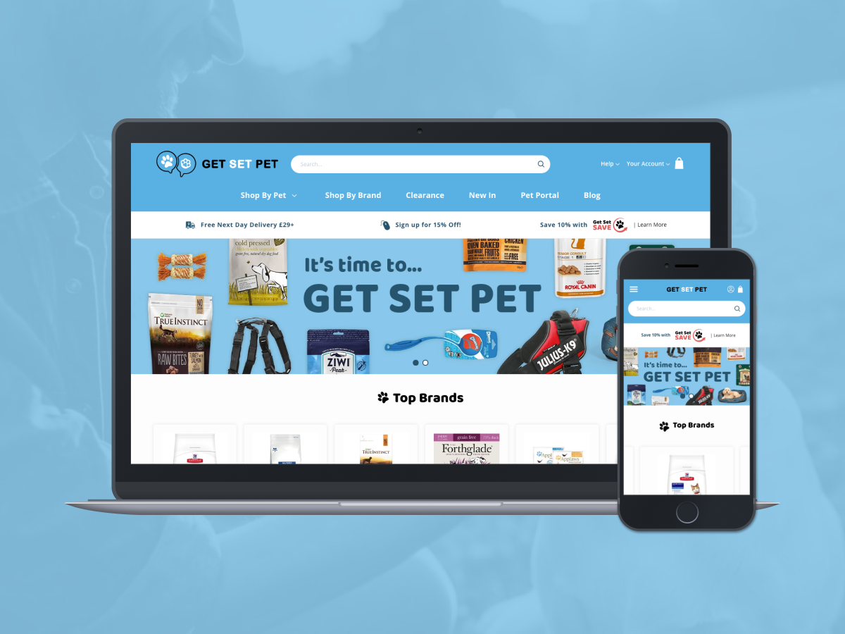 Comprehensive Shopify Custom Design & Development for Get Set Pet