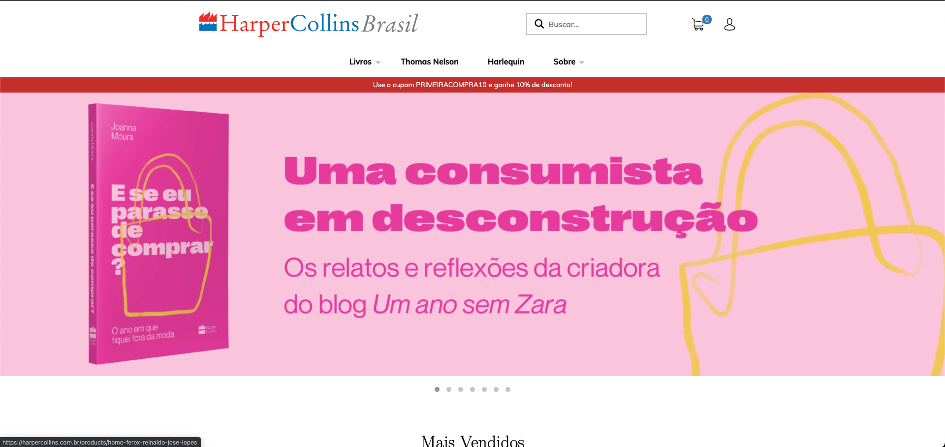 Harper Collins Brasil screenshot
