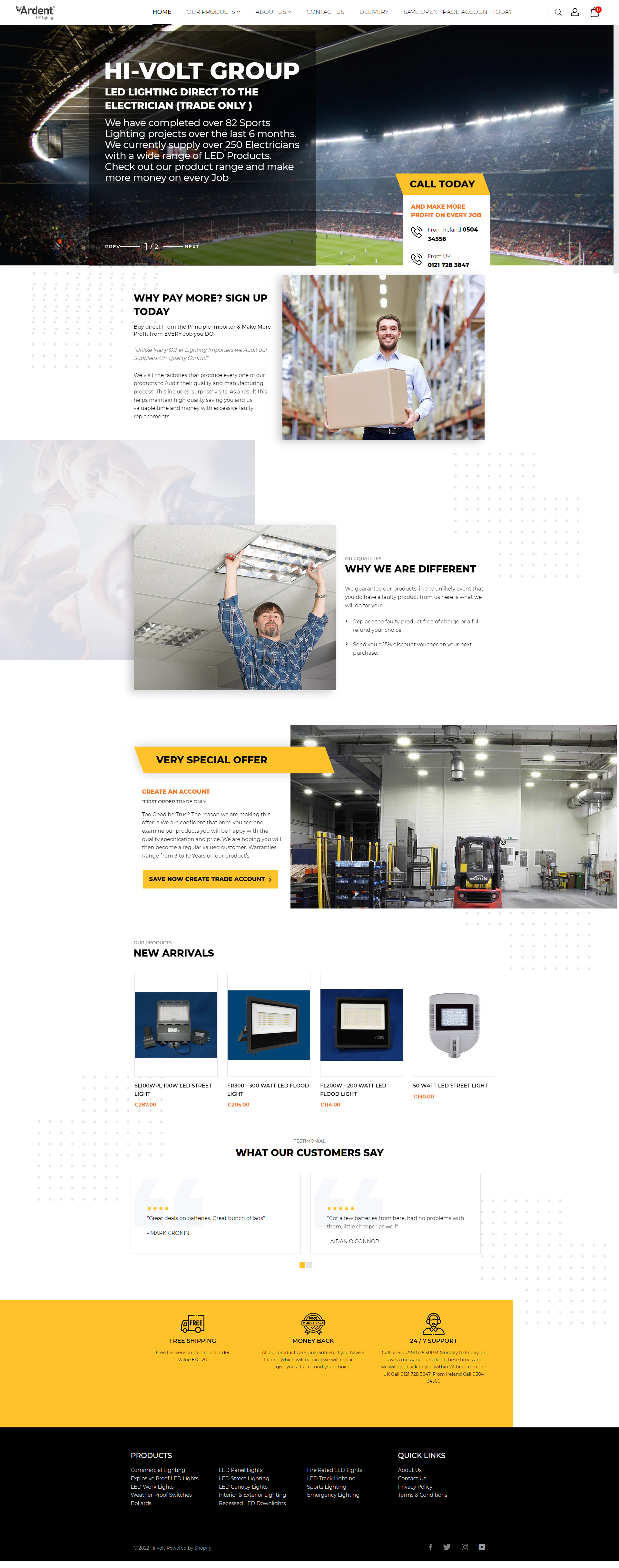 Electronics and Brands screenshot