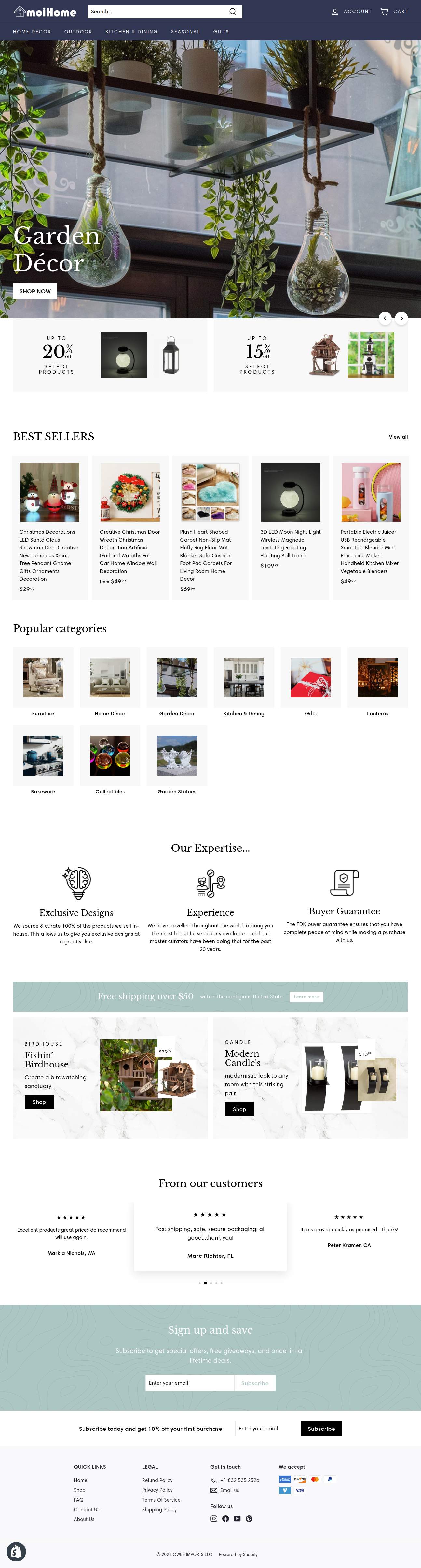 Store set up screenshot