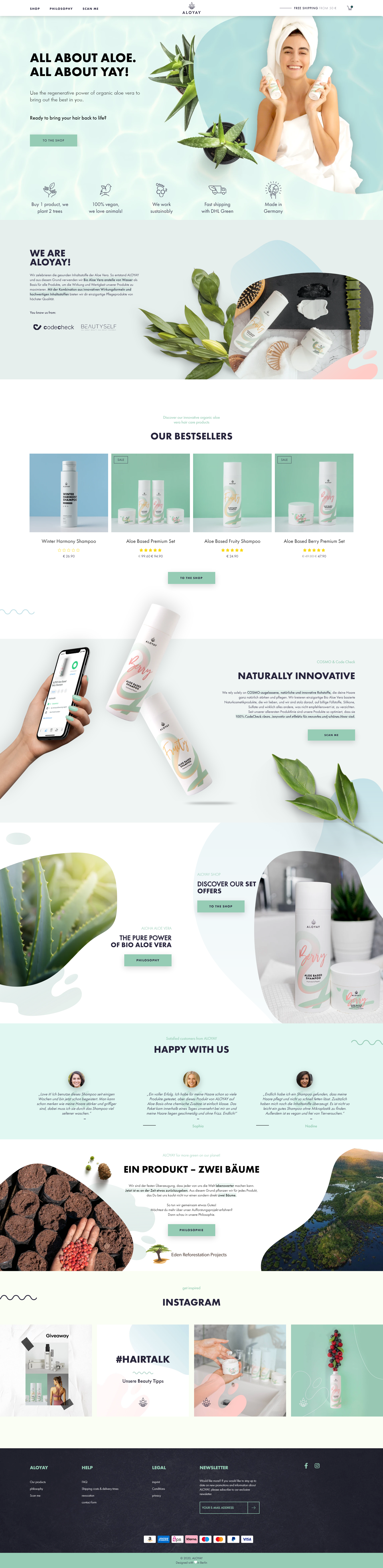 Revamped Store for a High-End Clean Beauty Brand