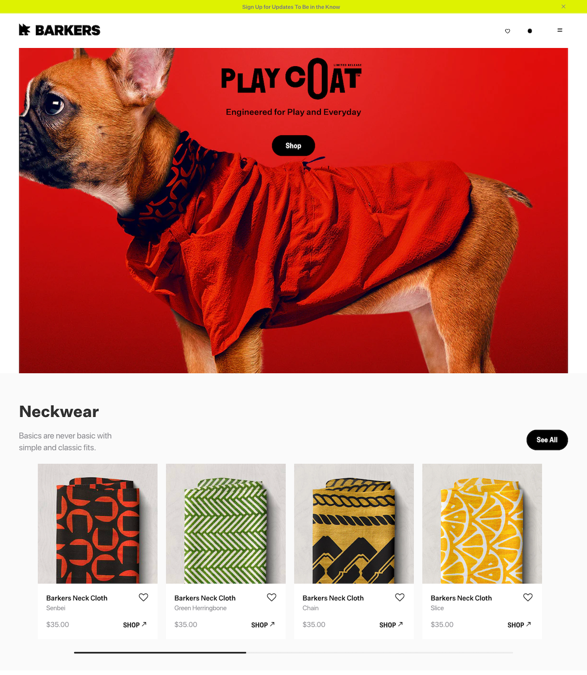 Custom Store Development for Barkers: Engaging UX & Unique Features